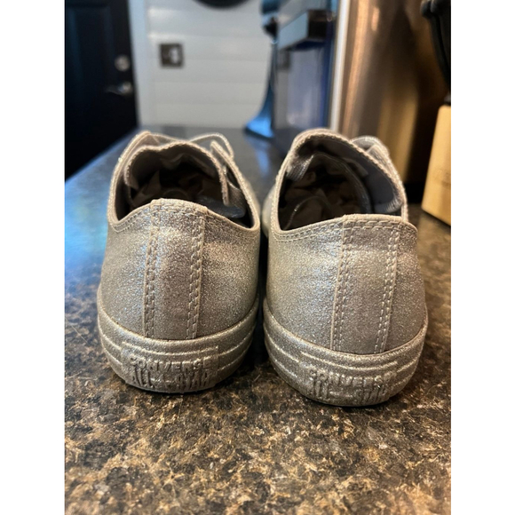 Converse Chuck Taylor All-Star Lifestyle Low Top Sparkling Silver - Picture 4 of 12